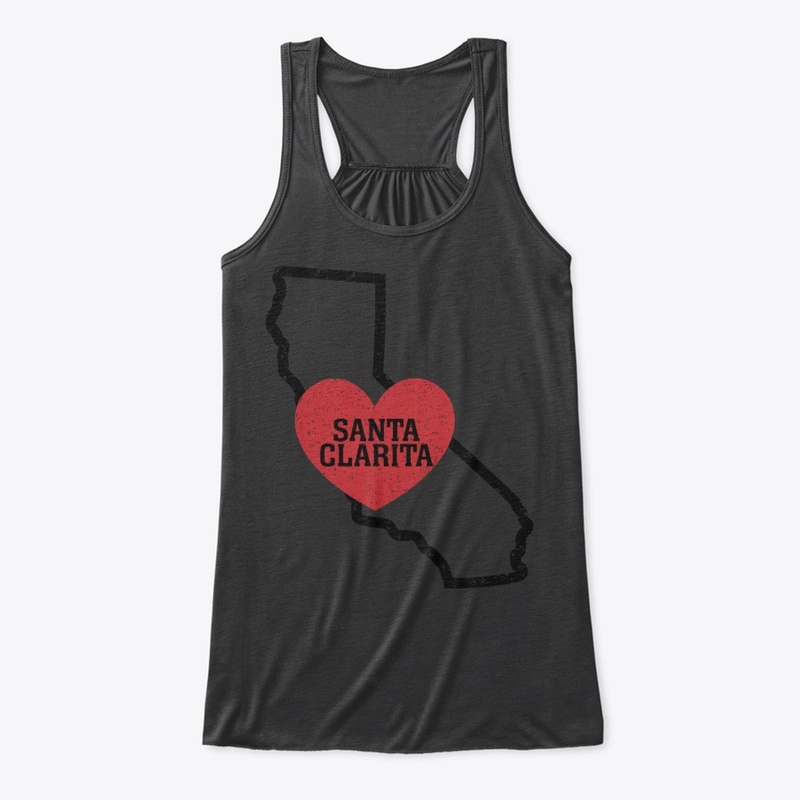 Santa Clarita California Heart Shirt 