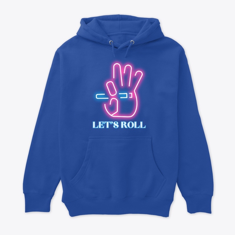 Graphic tshirt lets roll 