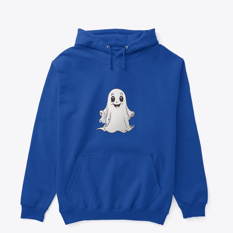 Cute little ghost with unsettling