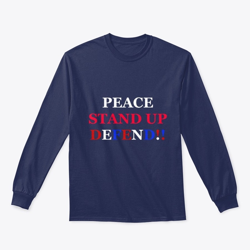 PEACE PATRIOT | GRAY SHIRT TEE