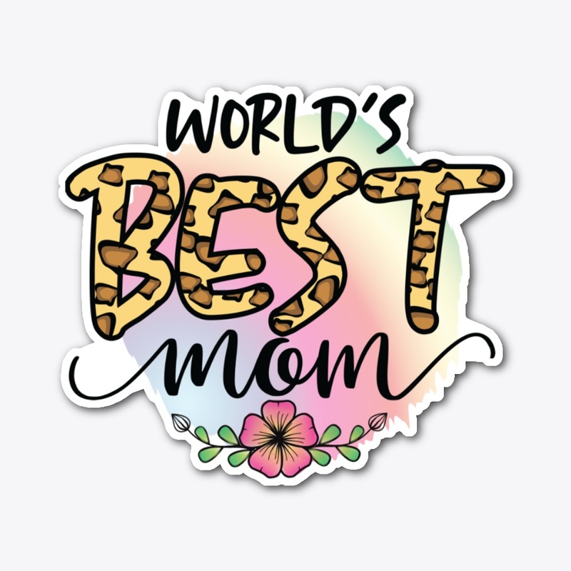 Worlds Best Mom Watercolor