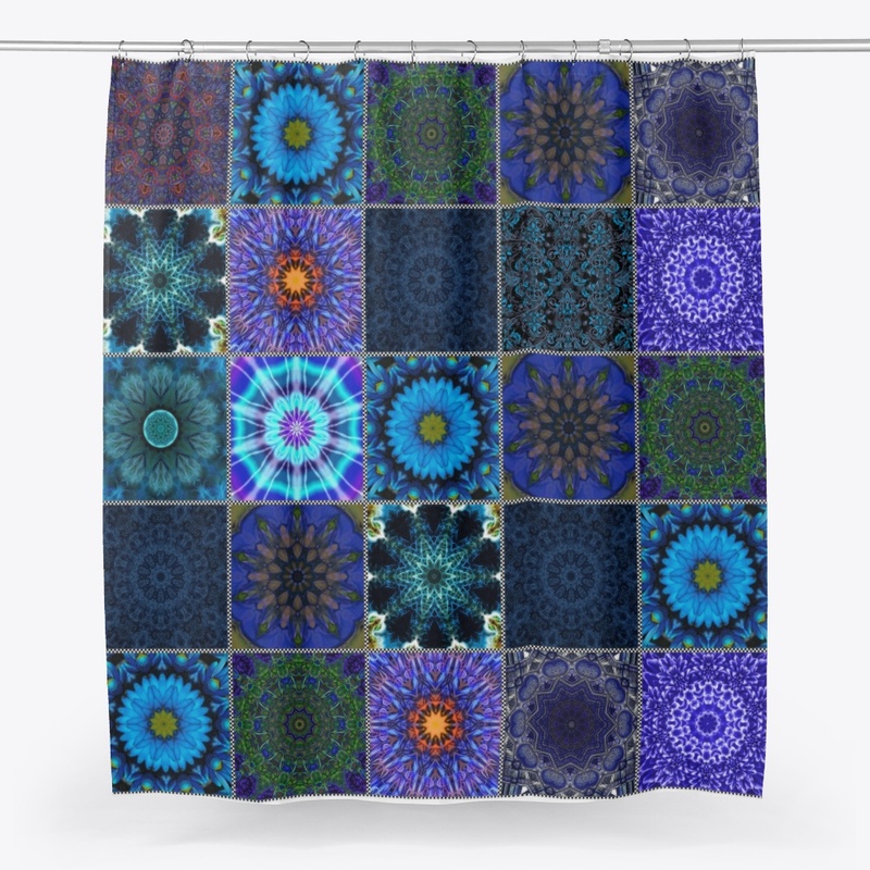 Blue Crazy Quilt Pattern