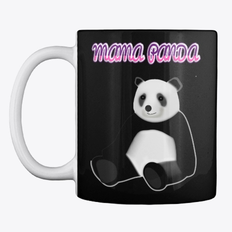 Mama Panda T-Shirt designs