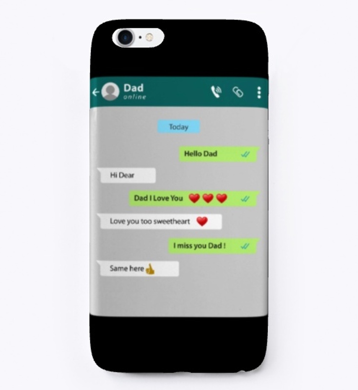 Chat with dad - Love you message