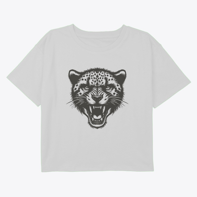 Powerful Cheetah Head Design