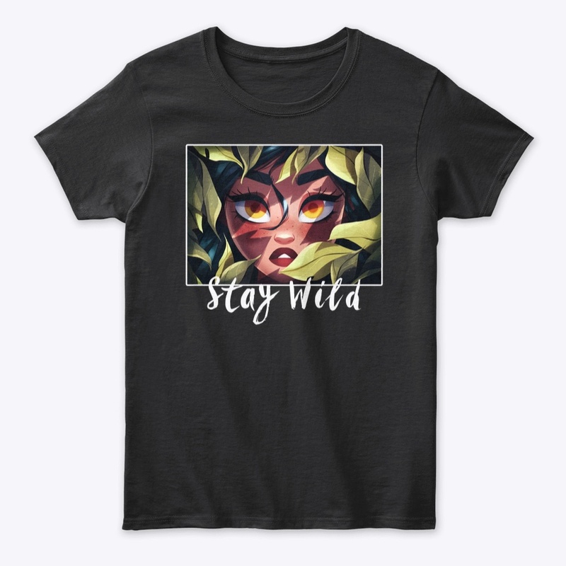 Stay Wild women's t-shirts design