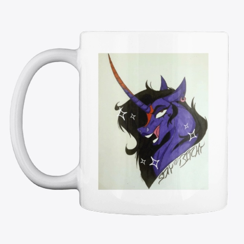 BITCHY UNICORN  FACEMASKS AND COFFEE MUG