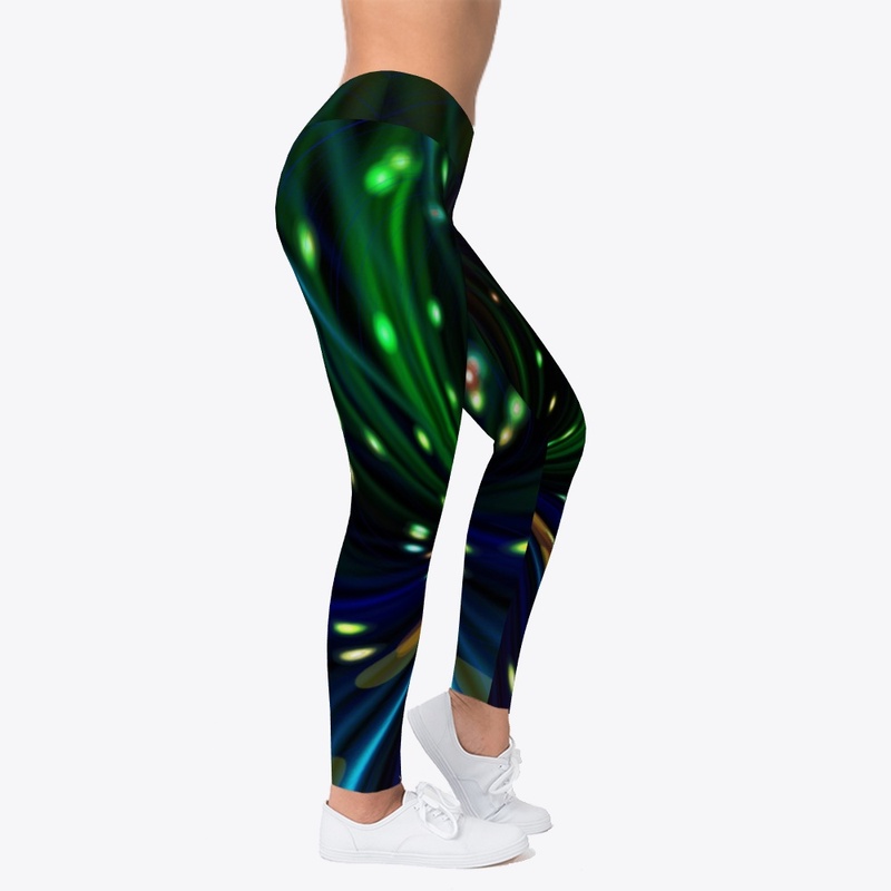 Green lights print