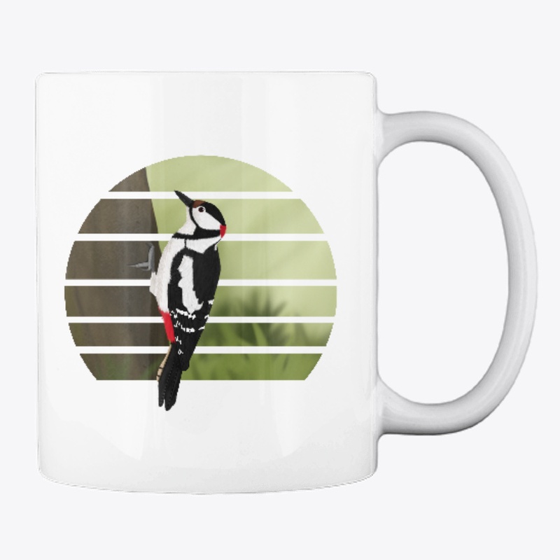 jz.birds Woodpecker Bird Animal Art