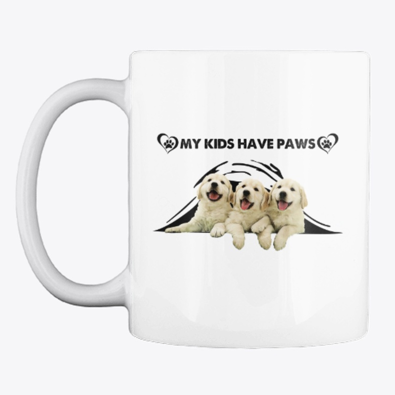 SHN 7 Have paws Golden Retriever sticker