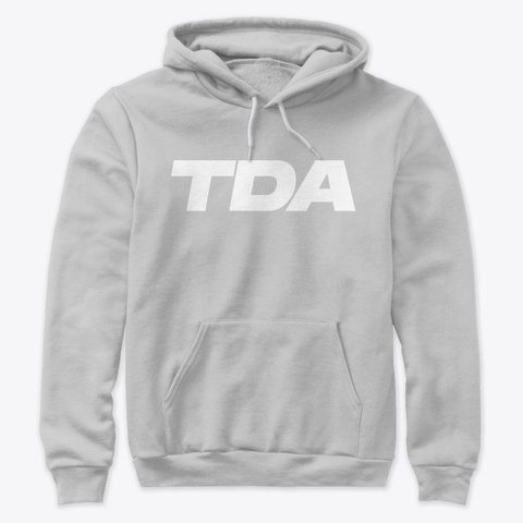 Tda   Classic Hoodie Athletic Heather T-Shirt Front