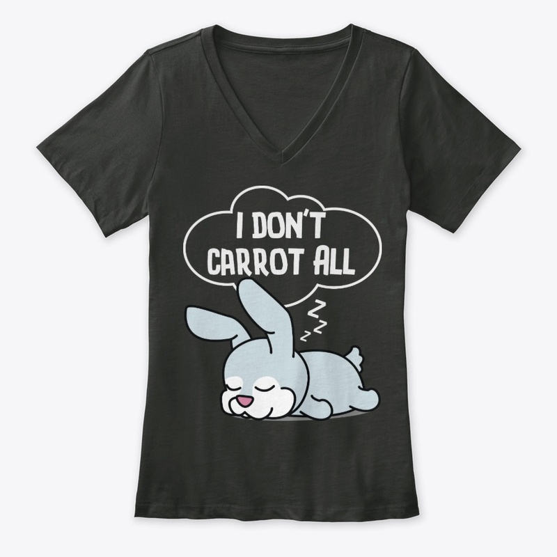 Punny Rabbit Lover Gift - Lazy Sleeping