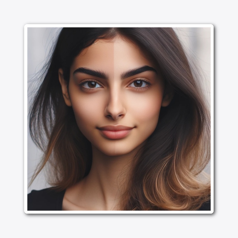 Half-Israeli and half-Palestinian