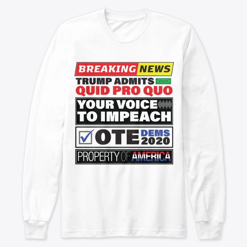 Breaking News - Quid Pro Quo!
