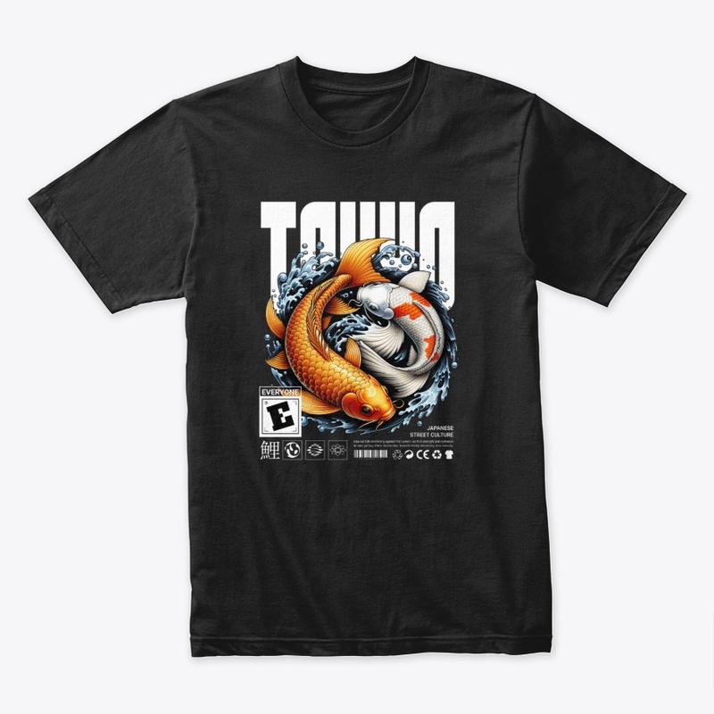 Koi Fish Tokyo Japan Graphic Merch