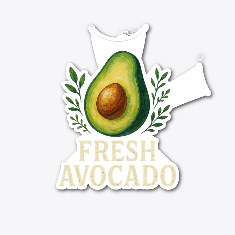 Fresh Avocado – Botanical Art 