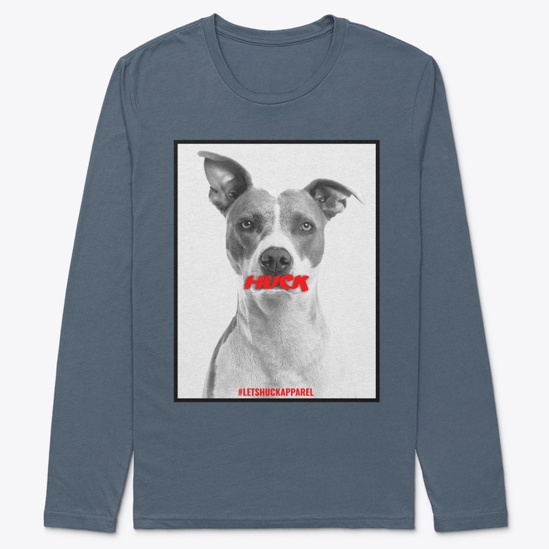 Dog says, "Huck"