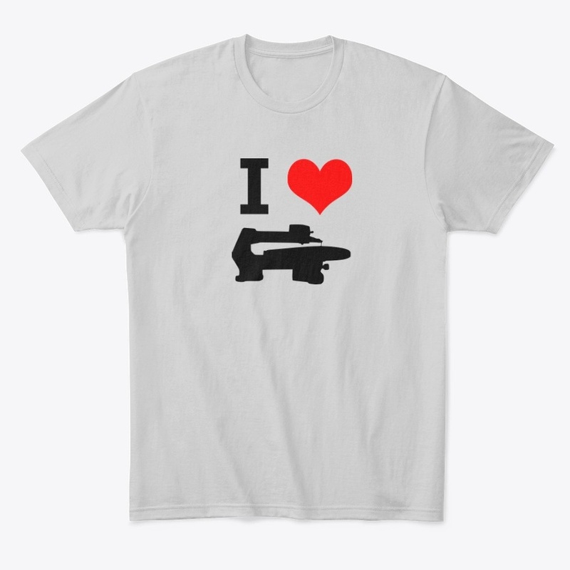 I Heart Scroll Saw - T-Shirt