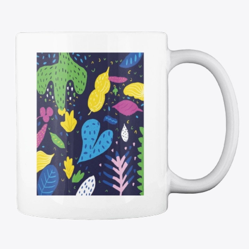 Coffee cup plant printing