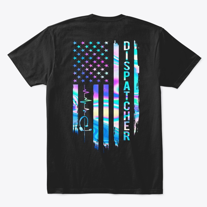 Awesome US Flag Heart Dispatcher