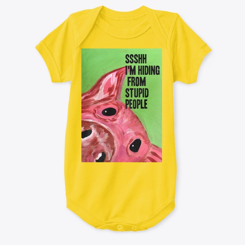 hiding from stupid people