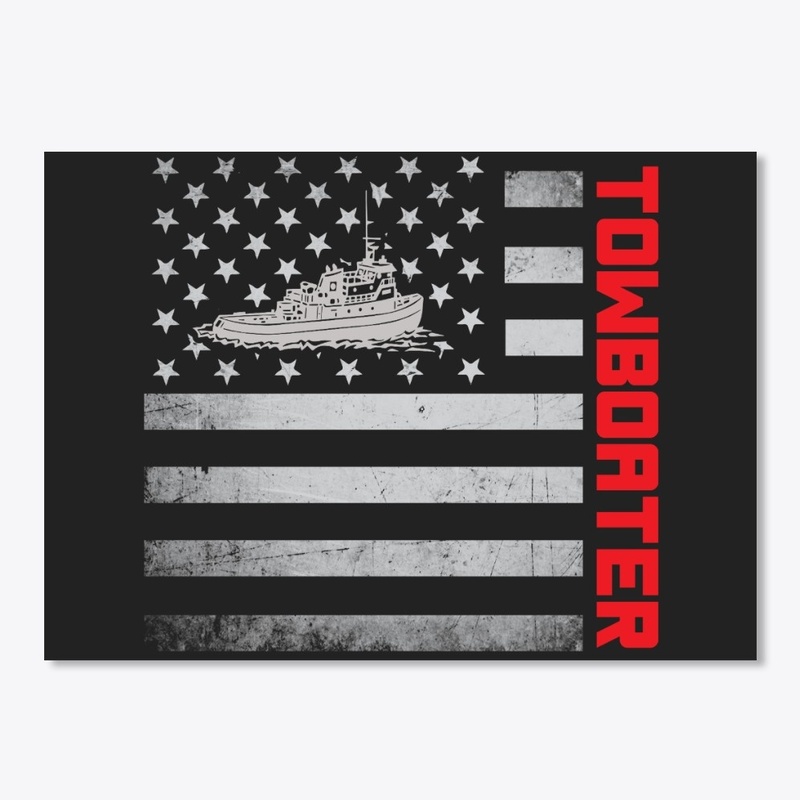 Towboater US Flag Mask