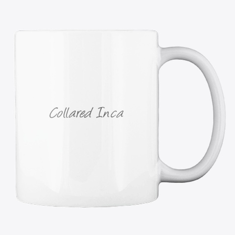 Collared Inca Collection White Camiseta Back