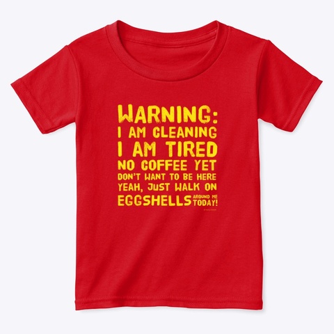 Eggshells Red  T-Shirt Front