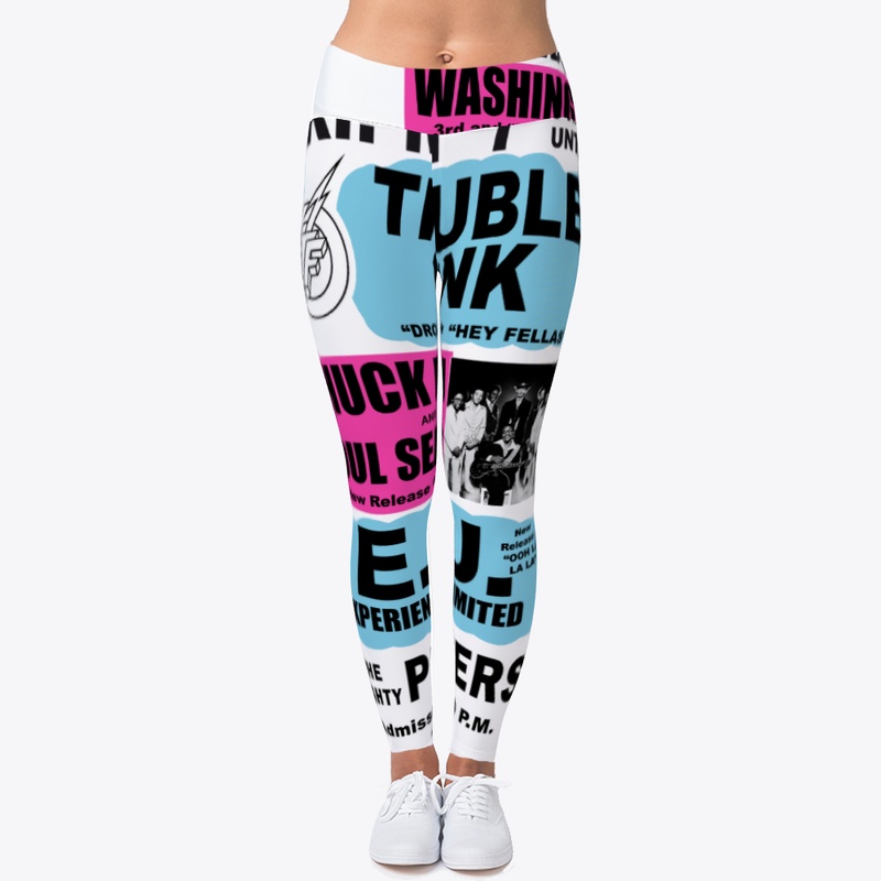 TF, Chuck, EU - Blue and Pink Leggings