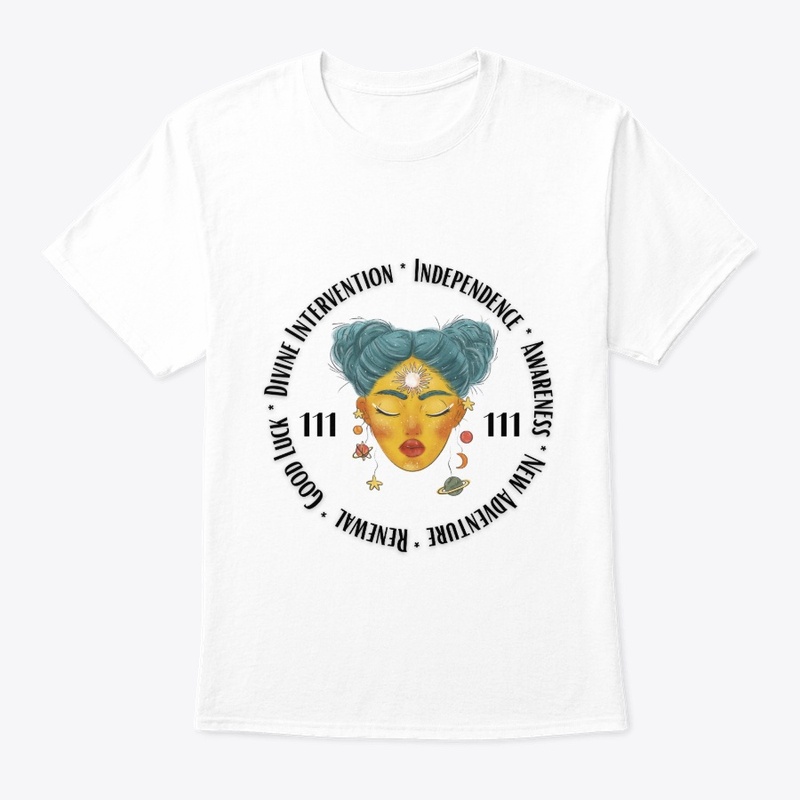 111 Angel Number - White Collection