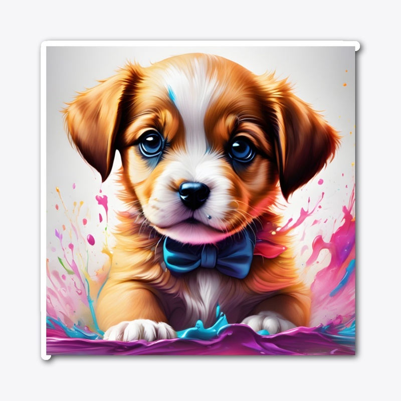 Colorful Splash Puppy - PG20