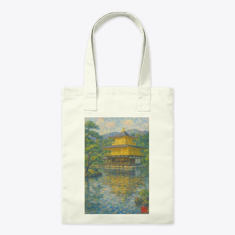 Kinkakuji Temple - Monet Style