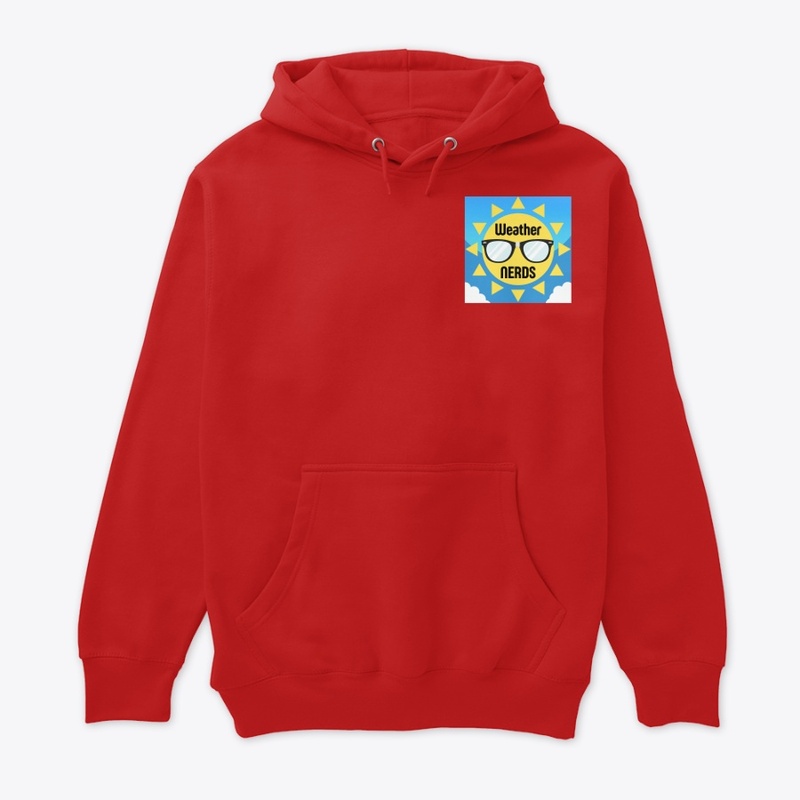 Weather Nerds Red T-Shirt and Hoody