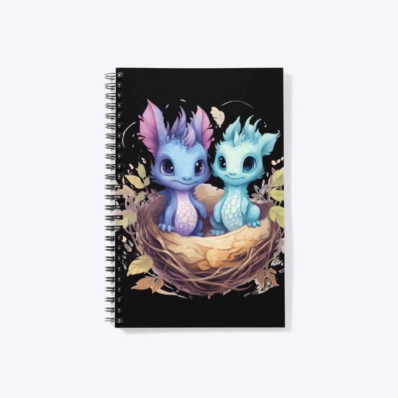  Adorable Baby Dragons in Nest Fantasy