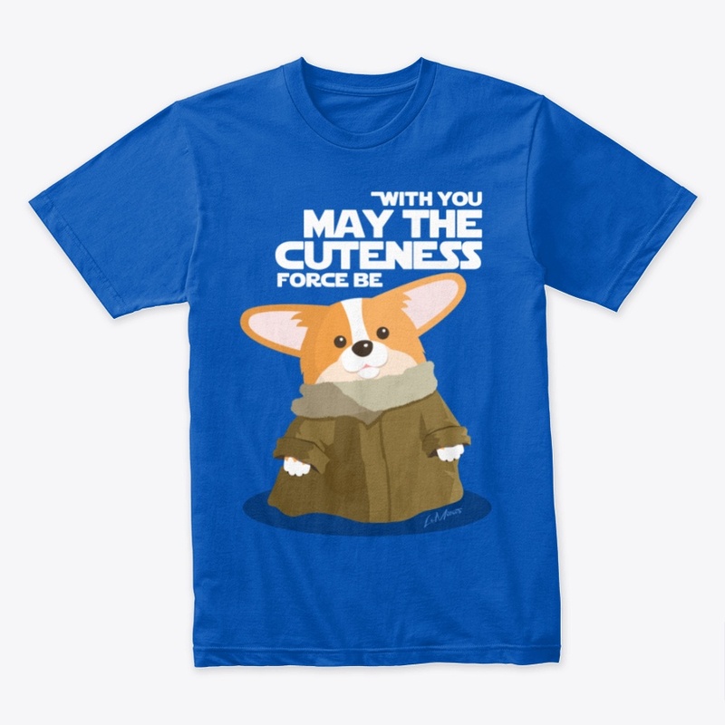 Corgi Cuteness Force-Royal Blue-Premium