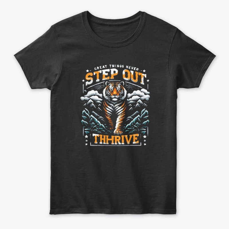 "Colorful Typography Design T-Shirt"