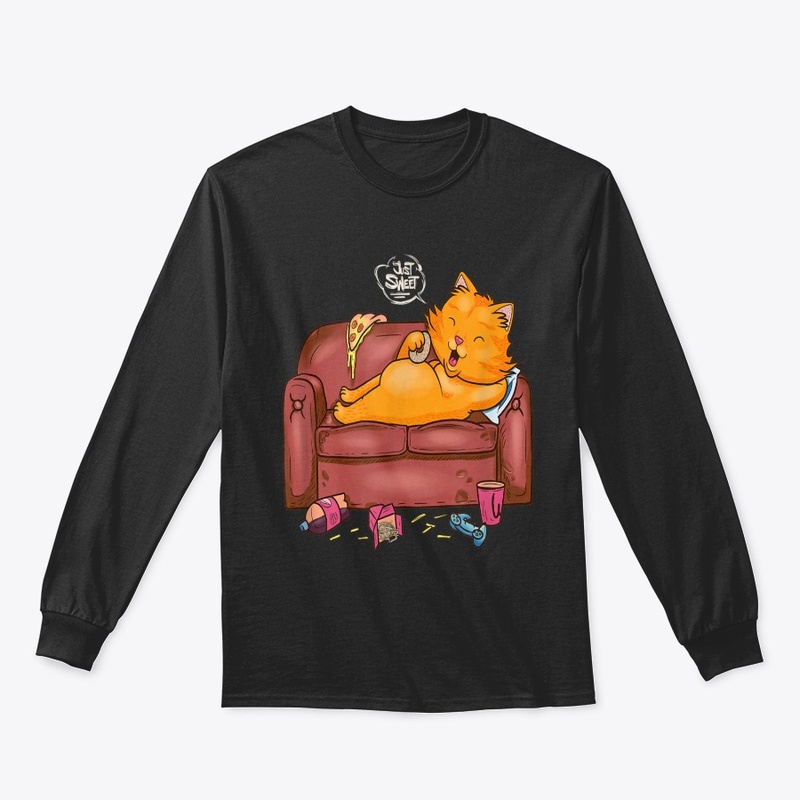 Lazy Cat Gift kitten Owner cat lover Fas