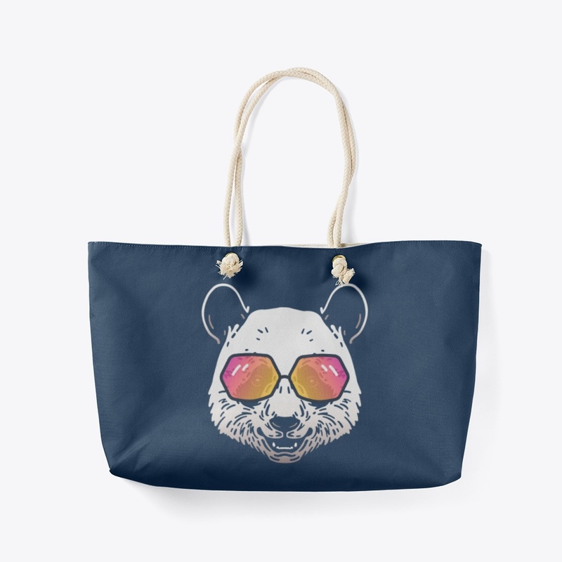 Cute Panda in Sunglasses (Colored+sg02)