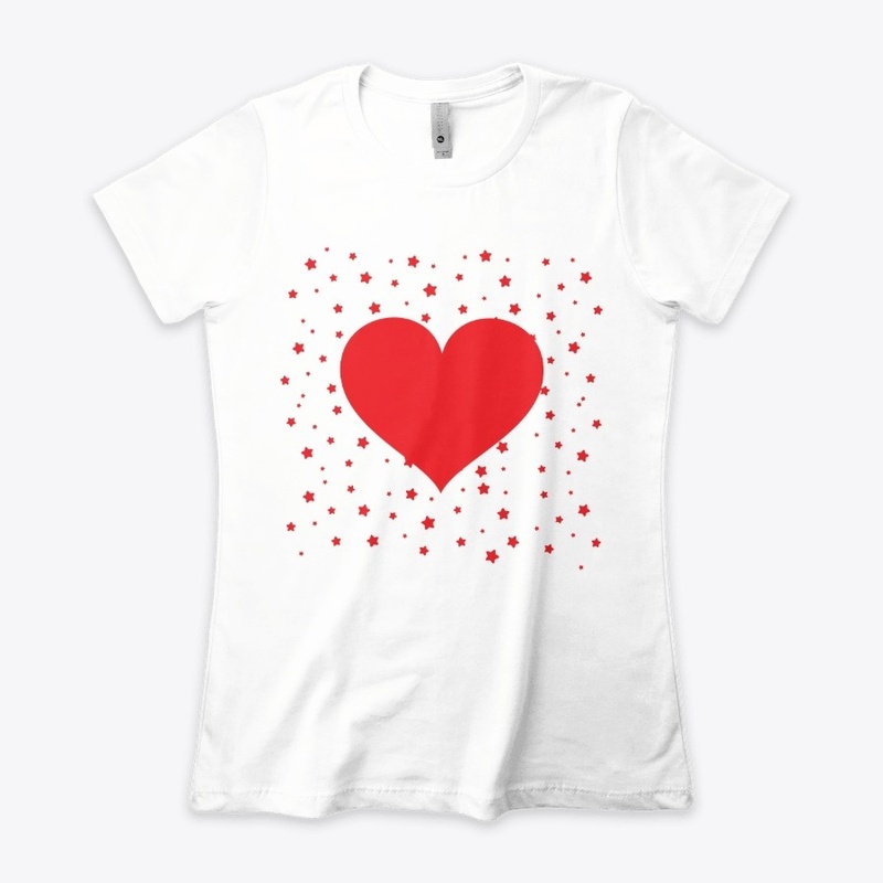 Heart with stars
