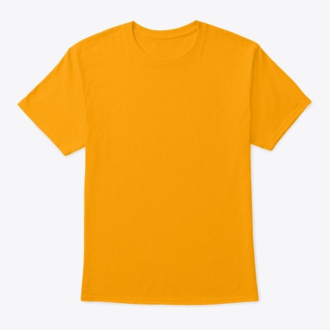 Bully Free Zone Gold T-Shirt Front