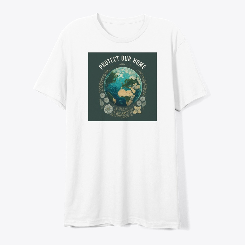 Environmental Message with Planet Earth