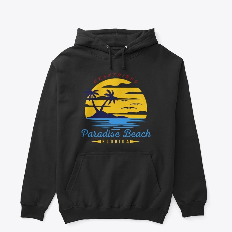 “PARADISE BEACH" Florida Men's Hoodie.
