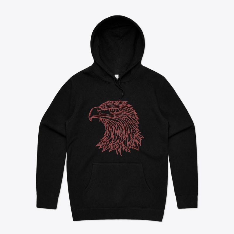 Fierce Eagle Head - Vintage Tribal Style