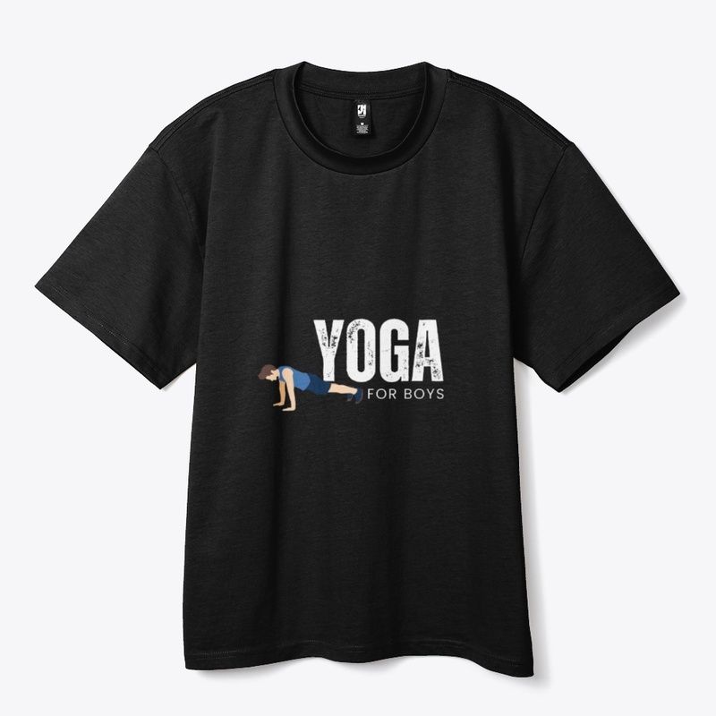 Yoga for boys creative design