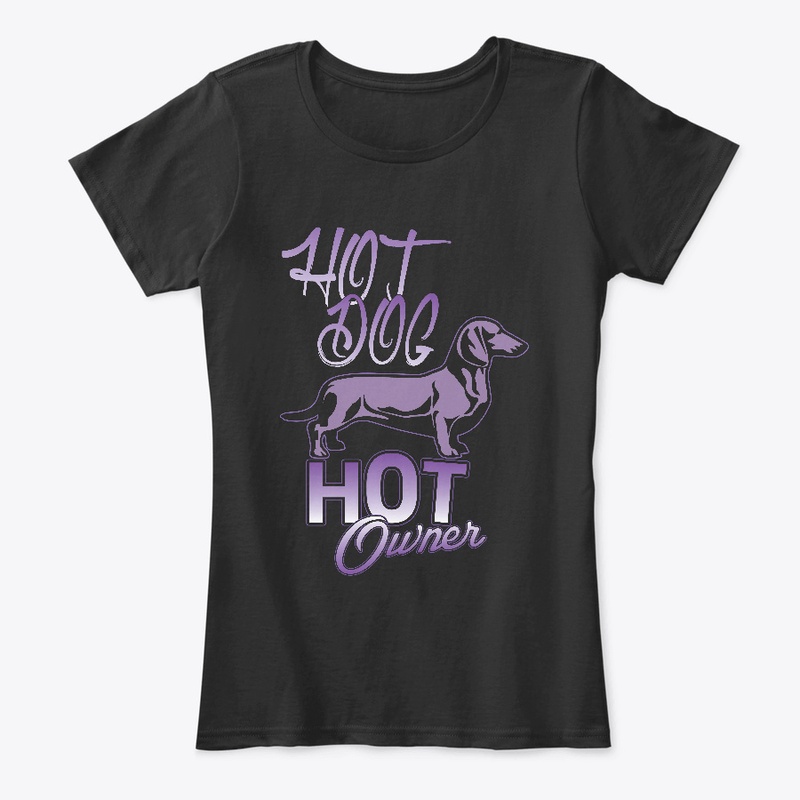 Hot Dog Hot Owner Funny Shirt Design