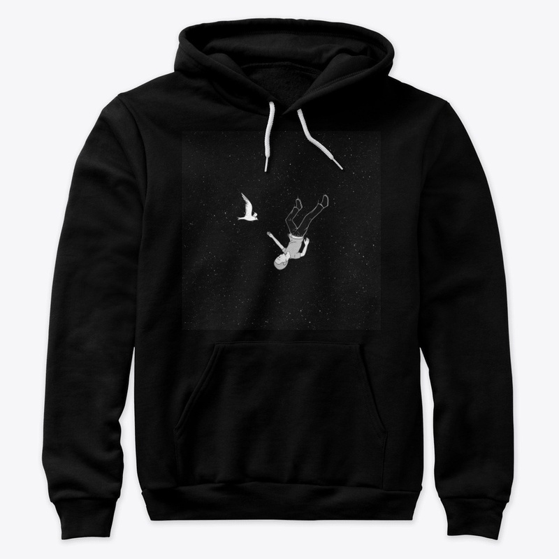 black unisex tee zip hoodie sweatshirt