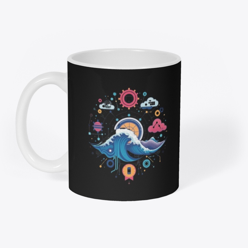 Tech Wave Fusion Design