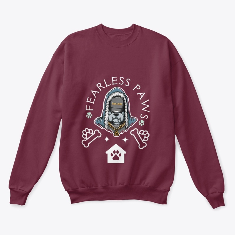 "Fearless Paws Bulldog Tee"  