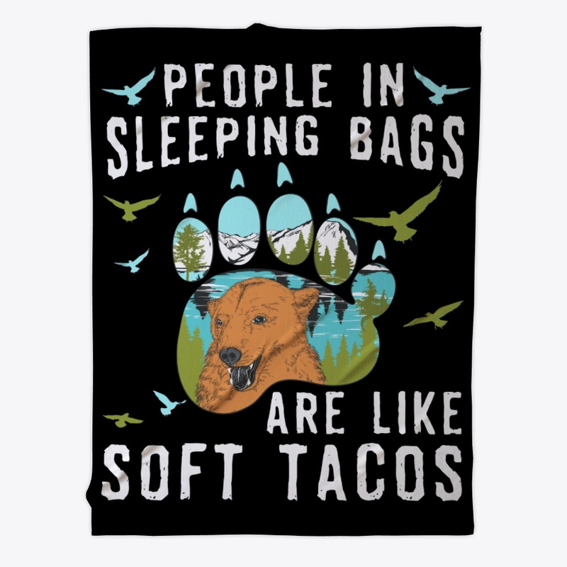 Camping Gift People In Sleeping Bags