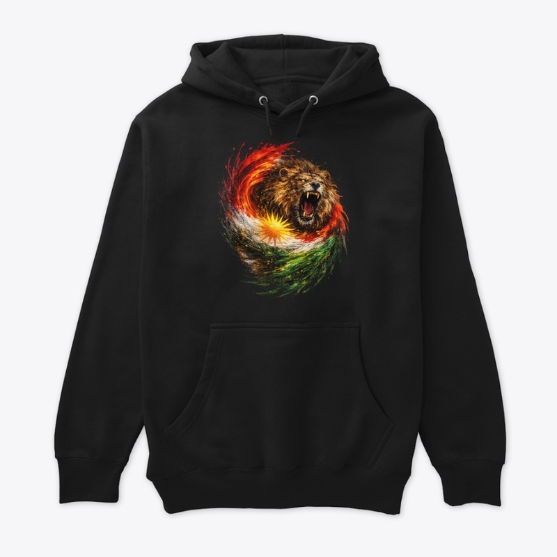Roar of Kurdistan: Artistic Lion Design